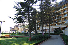 Парк вокруг отеля «Ривьера Бич»