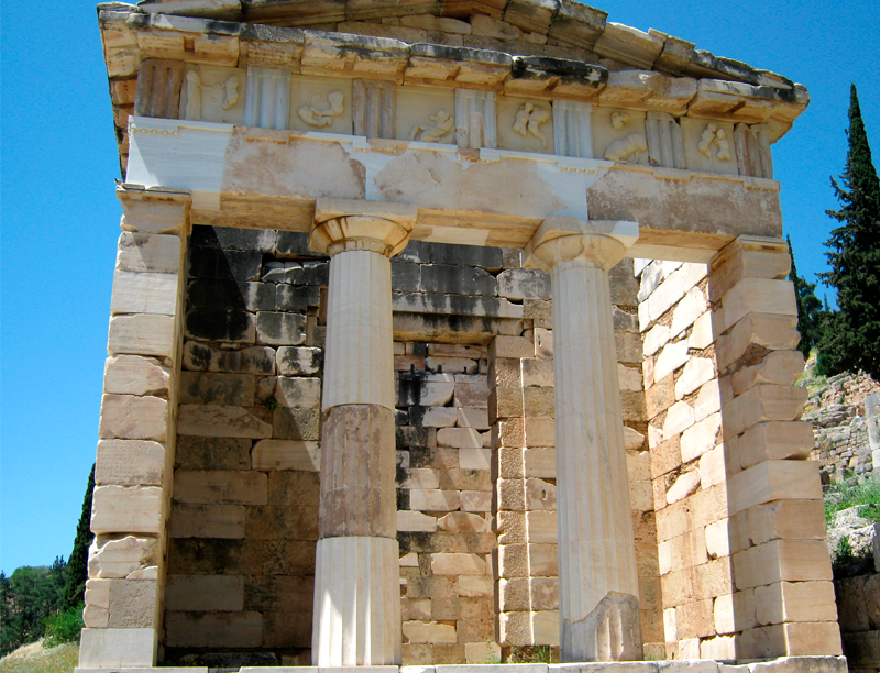 древняя архитектура Греции, Дельфы