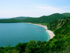 Песчаный пляж Черногории Яз 1 