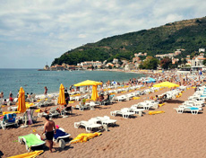 Будванская ривьера. Пляж Петровац (Petrovac)