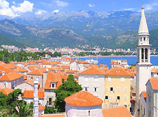 Виды Черногории с террасы отеля Pima в Будве