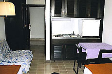 Кухонная зона в номере отеля Alexander в Черногории
