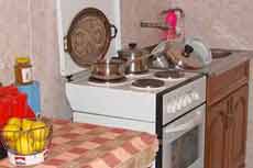 Кухня в апартаменте виллы для семейного отдыха в Черногории