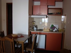 Кухня в апарт-отеле "Барон"