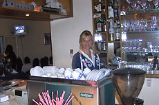 Большой выбор напитков в баре виллы Бояна