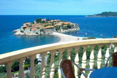  Панорамный вид с террасы «Дианы» на остров Святой Стефан 