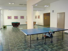  Настольный теннис - одно из развлечений в отеле, доступное гостям