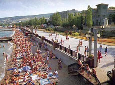 Центральный пляж Феодосии