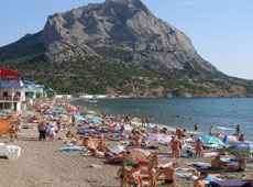 курортный поселок Новый Свет в Крыму