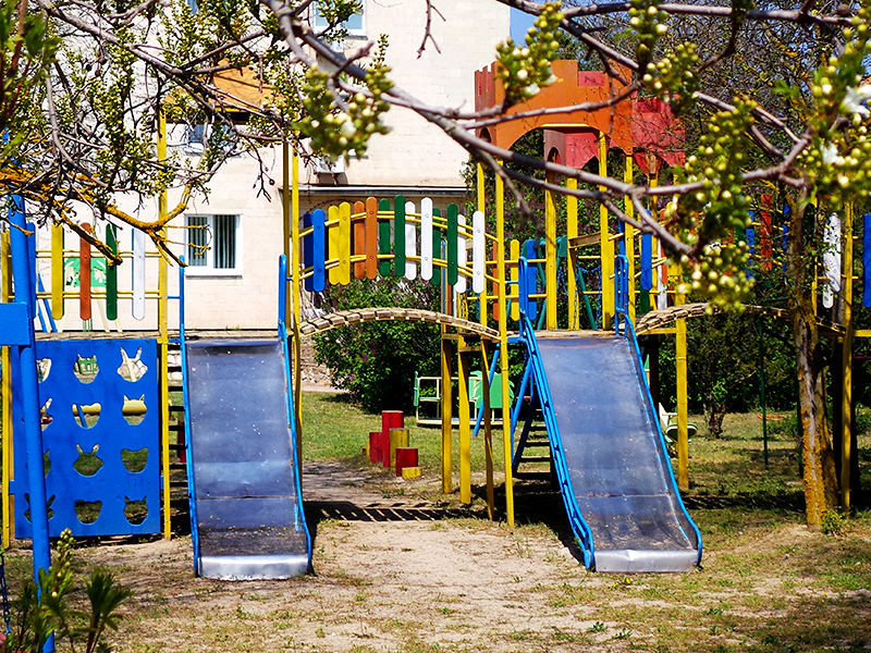 Детская площадка в пансионате Солнечная Долина, Крым