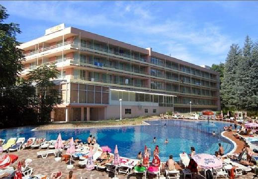 Вид на отель Болгарии "Глория"