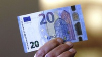 В Европе вышла в обращение новая двадцатиевровая банкнота