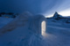Отель из снега и льда с горячим бассейном строят на Камчатке