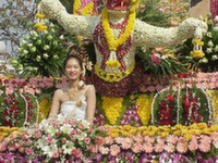 В тайском городе Чиангмай состоялся традиционный Фестиваль цветов